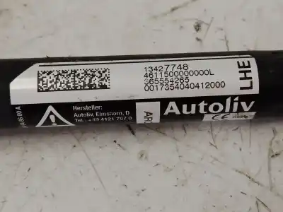 Second-hand car spare part left airbag tensioner for opel corsa e (x15) 1.4 lpg (08, 68) oem iam references 13427748  