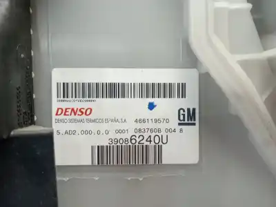 Peça sobressalente para automóvel em segunda mão aquecimento normal completo por opel corsa e (x15) 1.4 lpg (08, 68) referências oem iam 39172697  