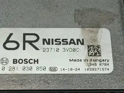 Second-hand car spare part ecu engine control for nissan note acenta oem iam references 237103vd0c  0281030vd0c
