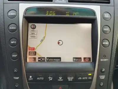 Second-hand car spare part gps navigation system for lexus gs (gs/us/ws19) 300 oem iam references 8611130620c0
