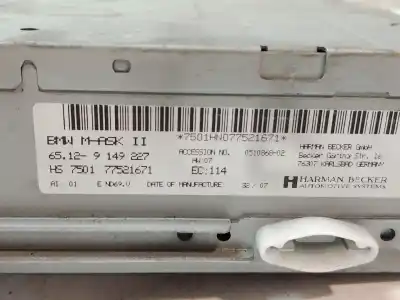 Peça sobressalente para automóvel em segunda mão sistema de áudio / rádio cd por bmw x5 (e70) xdrive 30 d referências oem iam 65129195753  65129149227