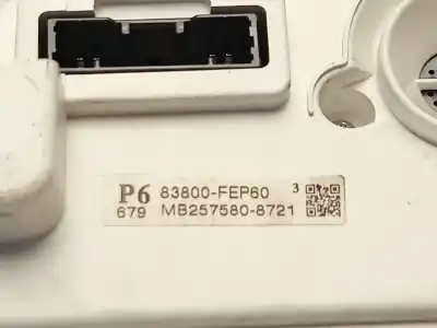 Second-hand car spare part dashboard for toyota corolla e21 corolla (e21/eh1) basico oem iam references 83800fep60  mb2575808721