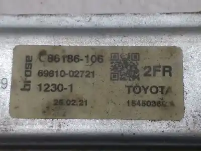 Автозапчасти б/у регулятор стекла переднего правого за toyota corolla (e21) hybrid advance ссылки oem iam 6981002721  