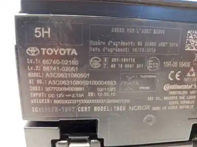 Peça sobressalente para automóvel em segunda mão módulo eletrônico por toyota corolla e21 corolla (e21/eh1) basico referências oem iam 8674002160 a3c0631080501 8674102061