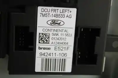 Second-hand car spare part driver left window regulator for ford kuga (cbv) titanium oem iam references 7m51r203a29dd  