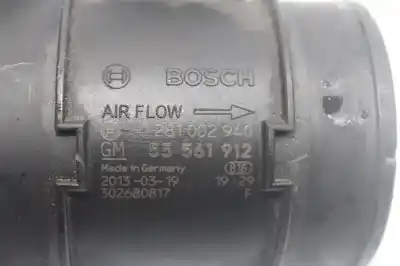 Second-hand car spare part flowmeter for opel astra j lim. selective oem iam references 55561912  
