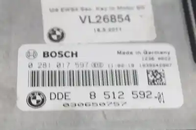 Second-hand car spare part ecu engine control for bmw serie 1 coupe (e82) 120d oem iam references 851259201  