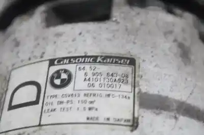 Second-hand car spare part air conditioning compressor for bmw x3 (e83) 2.0d oem iam references 6452690564308  