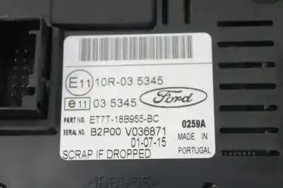 Second-hand car spare part multifunction display for ford transit courier combi trend oem iam references et7t18b955bc  