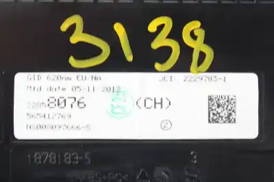 Second-hand car spare part multifunction display for opel astra j lim. selective oem iam references 22858076  