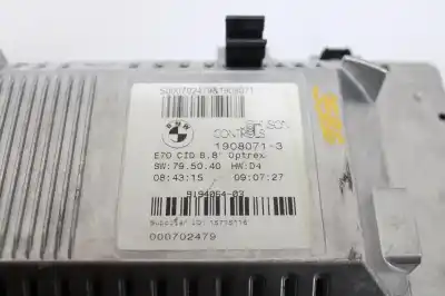 Second-hand car spare part multifunction display for bmw x6 (e71) 3.0 turbodiesel cat oem iam references 1908071  