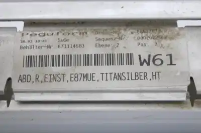 Peça sobressalente para automóvel em segunda mão embaladeira lateral por bmw serie 1 berlina (e81/e87) 120d referências oem iam 