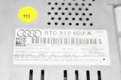 Second-hand car spare part multifunction display for audi a4 berlina (b8) advanced edition oem iam references 8t0919603a  