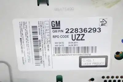Автозапчастина б/у аудіо система / радіо cd для opel astra j gtc selective посилання на oem iam 22836293  
