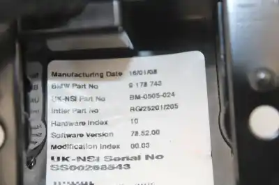 Peça sobressalente para automóvel em segunda mão quadrante por bmw r56 cooper d referências oem iam 9178743  