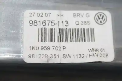 Gebrauchtes Autoersatzteil VORDERER LINKER FENSTERMOTOR zum VOLKSWAGEN PASSAT BERLINA (3C2)  OEM-IAM-Referenzen 1K0959702P  