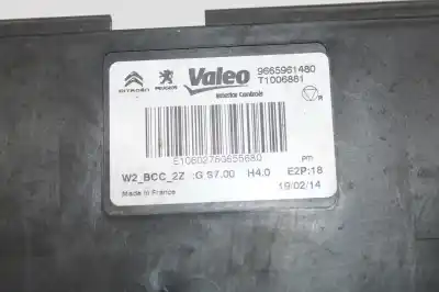 Second-hand car spare part electronic module for peugeot 508 active oem iam references 9665961480  
