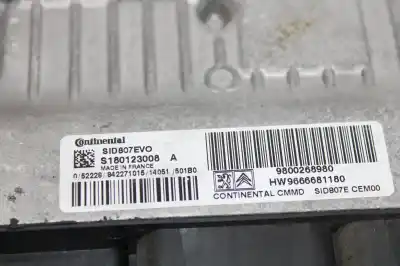 Second-hand car spare part ecu engine control for citroen ds3 sport oem iam references 9800268980  