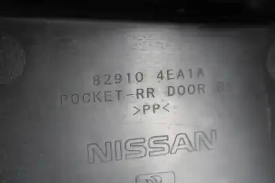 Peça sobressalente para automóvel em segunda mão forra / revestimento da porta traseira direita por nissan qashqai (j11) acenta referências oem iam 829104ea1a