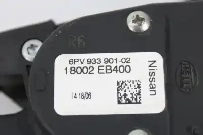 Peça sobressalente para automóvel em segunda mão pedal acelerador por nissan navara pick-up (d40m) doble cab se 4x2 referências oem iam 18002eb400