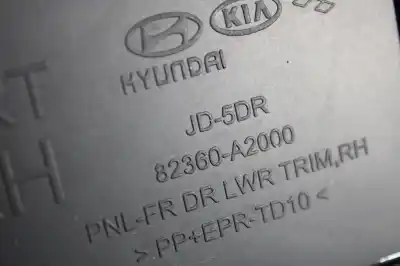 Second-hand car spare part right front door trim for kia cee´d drive oem iam references 82360a2000  