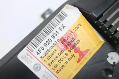 Gebrauchtes Autoersatzteil instrumententafel zum audi a6 c6 (4f2) 3.0 tdi quattro oem-iam-referenzen 4f0920931  