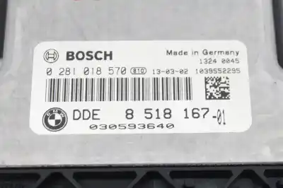 Peça sobressalente para automóvel em segunda mão centralina de motor uce por bmw serie 1 cabrio (e88) 118d referências oem iam 851816701