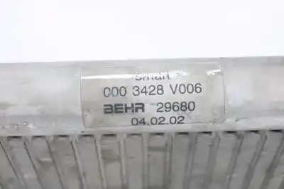 Pezzo di ricambio per auto di seconda mano radiatore d acqua per microcar smart  riferimenti oem iam 0003428v006  