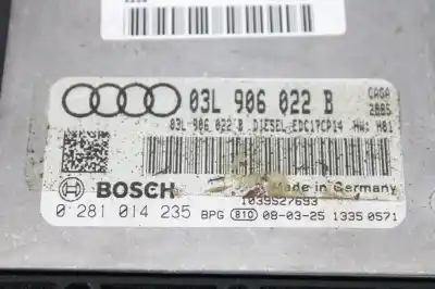 Second-hand car spare part ecu engine control for audi a4 berlina (b8) básico oem iam references 03l906022b  
