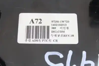 Peça sobressalente para automóvel em segunda mão comando de sofagem (chauffage / ar condicionado) por kia rio concept referências oem iam 972501wxxx  