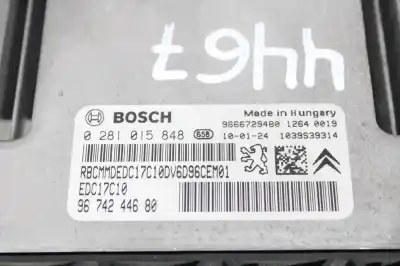 Second-hand car spare part ecu engine control for citroen ds3 graphic art oem iam references 9674244680  