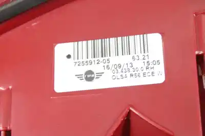 Автозапчасти б/у правый задний фонарь за mini mini (r56) one d ссылки oem iam 725591205  