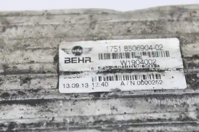 Second-hand car spare part intercooler for mini mini (r56) one d oem iam references 17518506904  