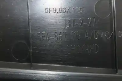 Автозапчастина б/у обкітка задніх лівіх дверей для seat leon (5f1) 1.6 tdi посилання на oem iam 5f4868073  