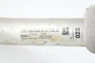 Автозапчастина б/у труби кондиціонації для seat leon (5f1) 1.6 tdi посилання на oem iam 5q2816738d  