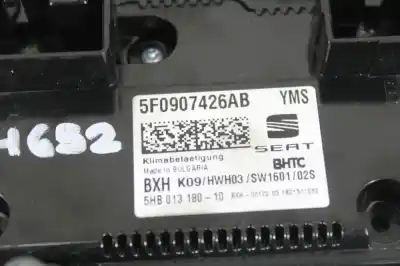 Second-hand car spare part climate control for seat leon (5f1) 1.6 tdi oem iam references 5f0907426ab  