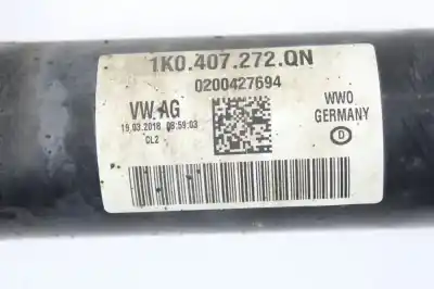 Second-hand car spare part front right transmission for seat leon (5f1) 1.6 tdi oem iam references 1k0407272qn  
