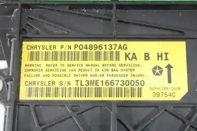 Second-hand car spare part airbag control unit for dodge nitro 2.8 crd oem iam references p04896137ag  