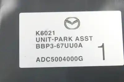 Pezzo di ricambio per auto di seconda mano modulo elettronico per mazda 3 lim. (bl) sportive riferimenti oem iam bbp367uu0a  
