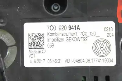 Second-hand car spare part dashboard for volkswagen crafter furgón (sy_, sx_) 2.0 tdi oem iam references 7c0920941a  