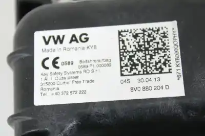 Автозапчасти б/у подушка безопасности передняя правая за audi a3 (8v1, 8vk) 1.6 tdi ссылки oem iam 8v0880204d  