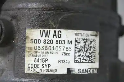 Автозапчасти б/у компрессор кондиционера воздуха за volkswagen crafter furgón (sy_, sx_) 2.0 tdi ссылки oem iam 5q0820803m  