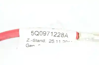Second-hand car spare part wire for audi a3 (8v1, 8vk) 1.6 tdi oem iam references 5q0971228a  