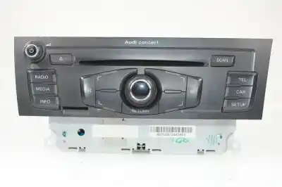 Peça sobressalente para automóvel em segunda mão sistema de áudio / rádio cd por audi q5 (8rb) 2.0 tdi quattro referências oem iam 8t2035186p