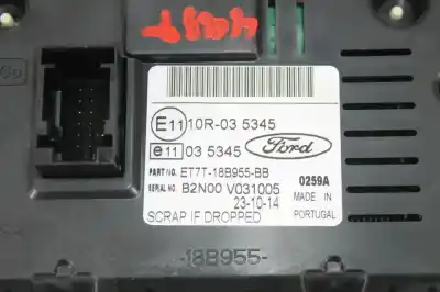 Автозапчастина б/у багатофункційний дисплей для ford fiesta vi (cb1, ccn) 1.5 tdci посилання на oem iam et7t18b955bb  