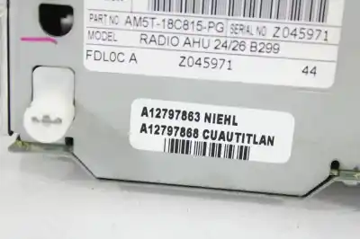 Second-hand car spare part audio system / radio cd for ford fiesta vi (cb1, ccn) 1.5 tdci oem iam references am5t18c815pg  
