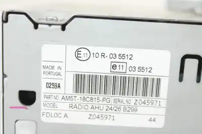 Second-hand car spare part audio system / radio cd for ford fiesta vi (cb1, ccn) 1.5 tdci oem iam references am5t18c815pg  