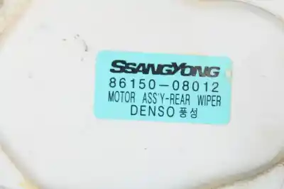 Pezzo di ricambio per auto di seconda mano motore tergicristallo posteriore per ssangyong rexton w / rexton 2.0 xdi riferimenti oem iam 8615008012  