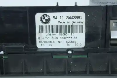 Second-hand car spare part climate control for bmw x3 (e83) 2.0 d oem iam references 64113443981  