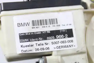 Peça sobressalente para automóvel em segunda mão elevador de vidros traseiro direito por bmw x3 (e83) 2.0 d referências oem iam 69259662  
